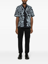 Barocco print cotton shirt